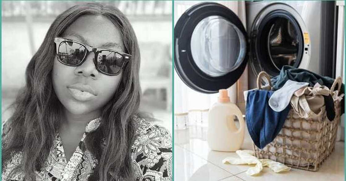 Lady's ordeal after buying fairly used washing machine for N35k Lady's ordeal after buying fairly used washing machine for N35k