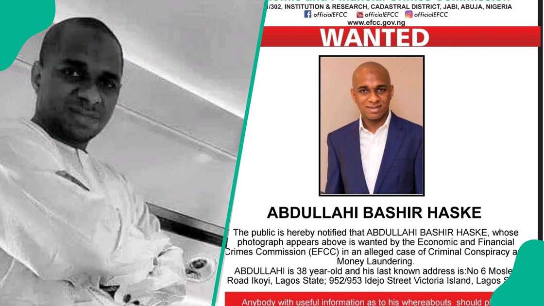 The EFCC has declared Abdullahi Bashir Haske wanted over the allegations of money laundering and criminal conspiracy. The EFCC has declared Abdullahi Bashir Haske wanted over the allegations of money laundering and criminal conspiracy.