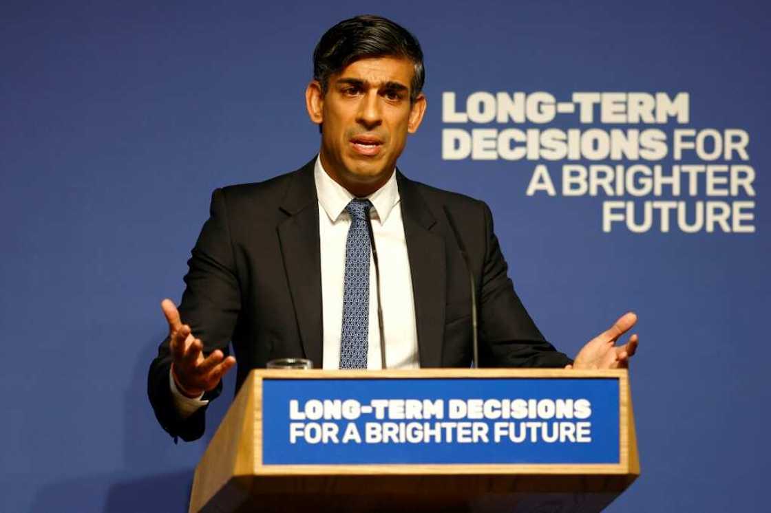Rishi Sunak Delivers A Speech On AI In London Rishi Sunak Delivers A Speech On AI In London