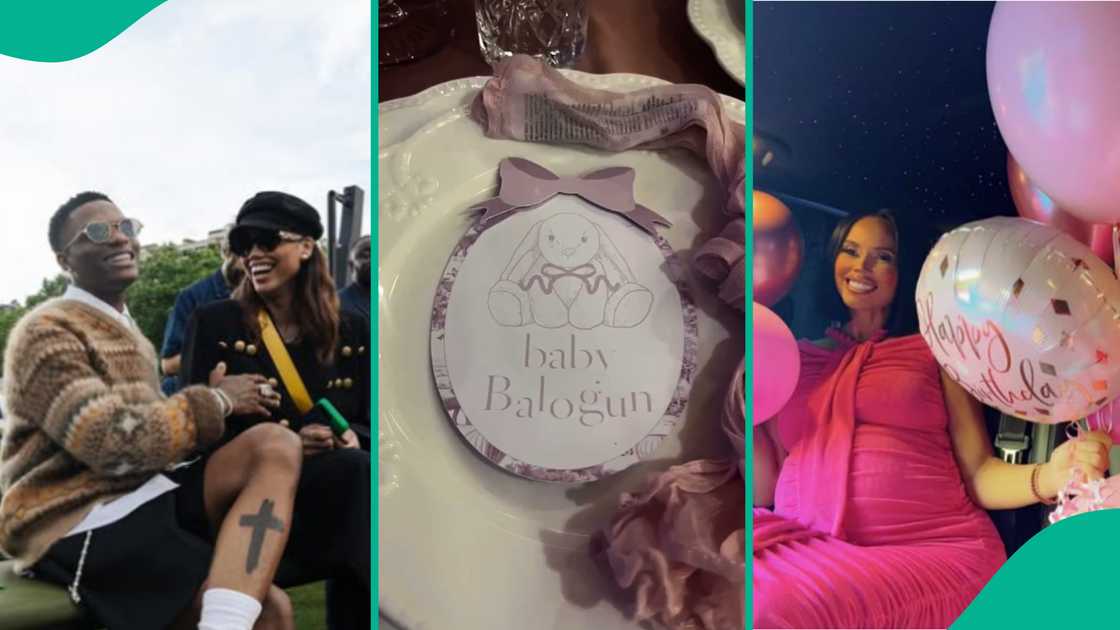 Wizkid and Jada P expecting their first daughter, host pink-themed baby shower.