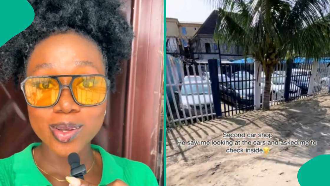 A Nigerian lady, Precious, shares experience after visiting car dealer's shop with just N250 in her purse as she pulls off a stunt. A Nigerian lady, Precious, shares experience after visiting car dealer's shop with just N250 in her purse as she pulls off a stunt.