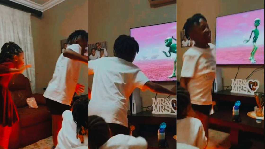 Children dancing together Children dancing together