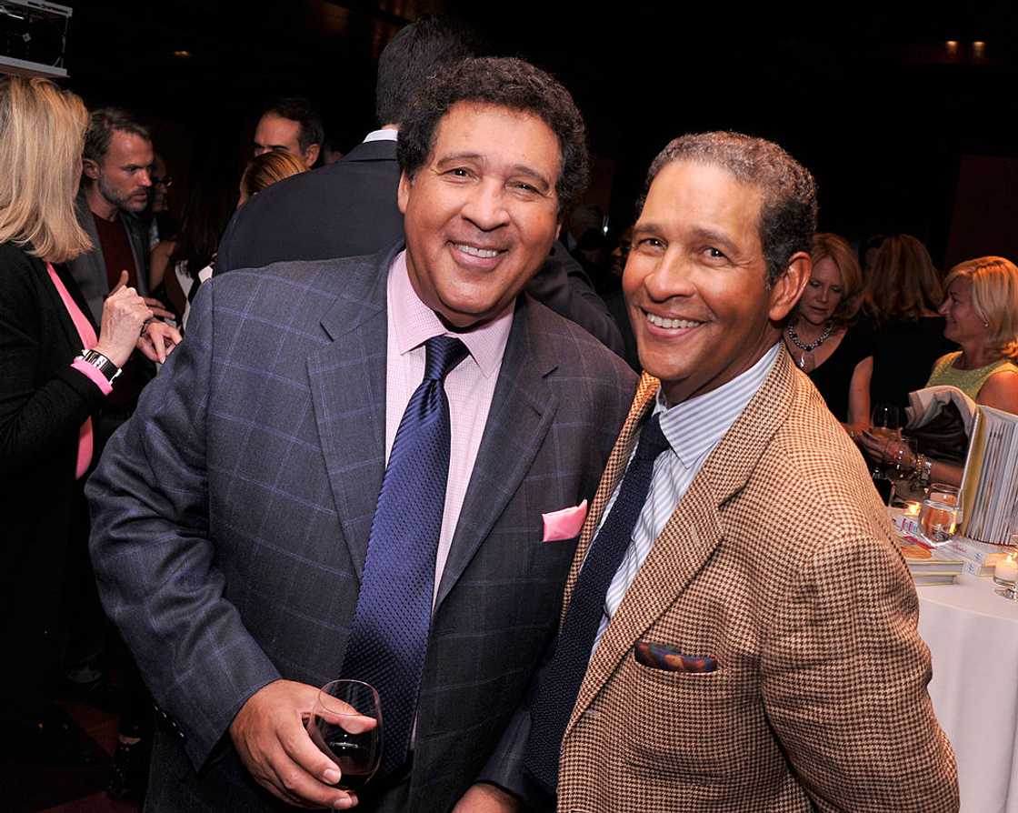 Greg Gumbel and Bryant Gumbel in New York City. Greg Gumbel and Bryant Gumbel in New York City.
