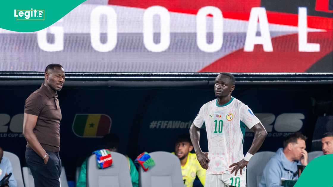 Coach Pape Thiaw of Senegal and Sadio Mane disappointed after loss to Norway during the 2026 World Cup. Photo by Jussi Eskola Coach Pape Thiaw of Senegal and Sadio Mane disappointed after loss to Norway during the 2026 World Cup. Photo by Jussi Eskola