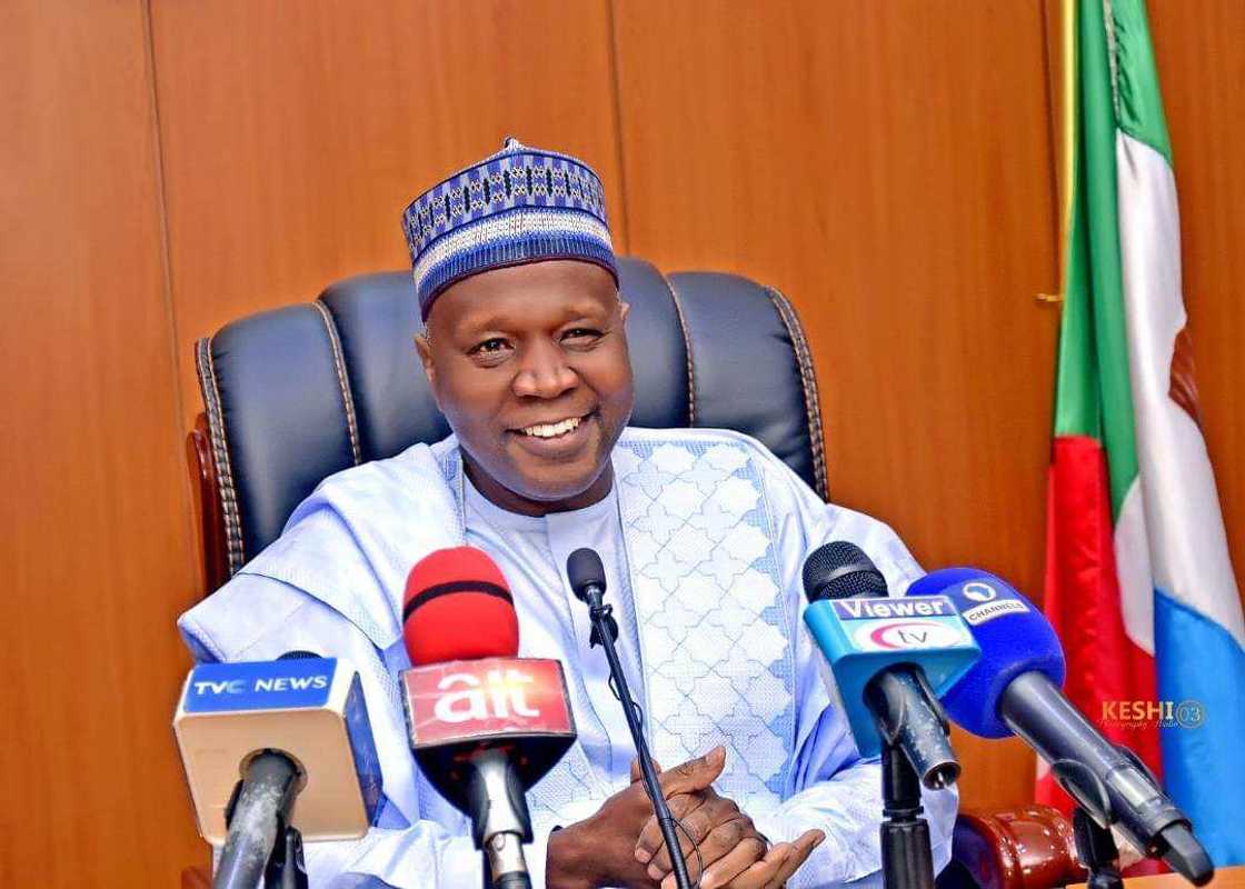 Gwamna Inuwa Yahaya na Gombe. Gwamna Inuwa Yahaya na Gombe.