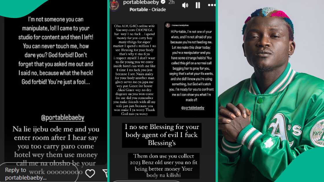 Screenshots of Portable's reply to Mandy Kiss Screenshots of Portable's reply to Mandy Kiss