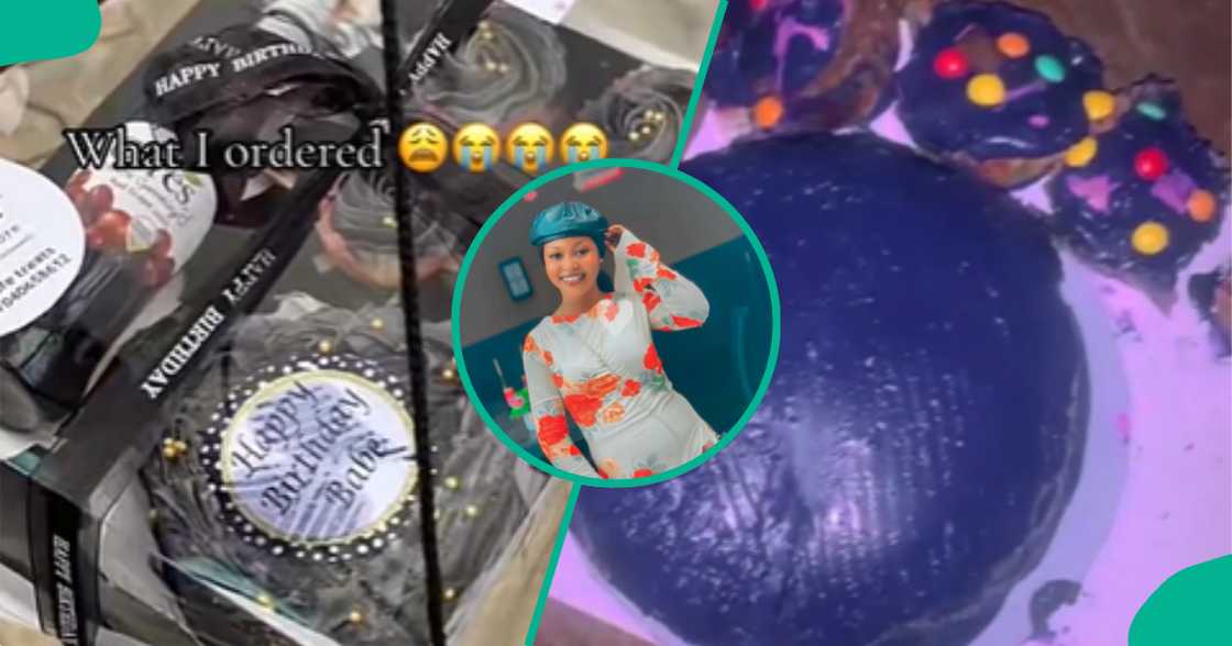 Lady Shows Off What She Got After Ordering N16k Cake For Her Man Lady Shows Off What She Got After Ordering N16k Cake For Her Man