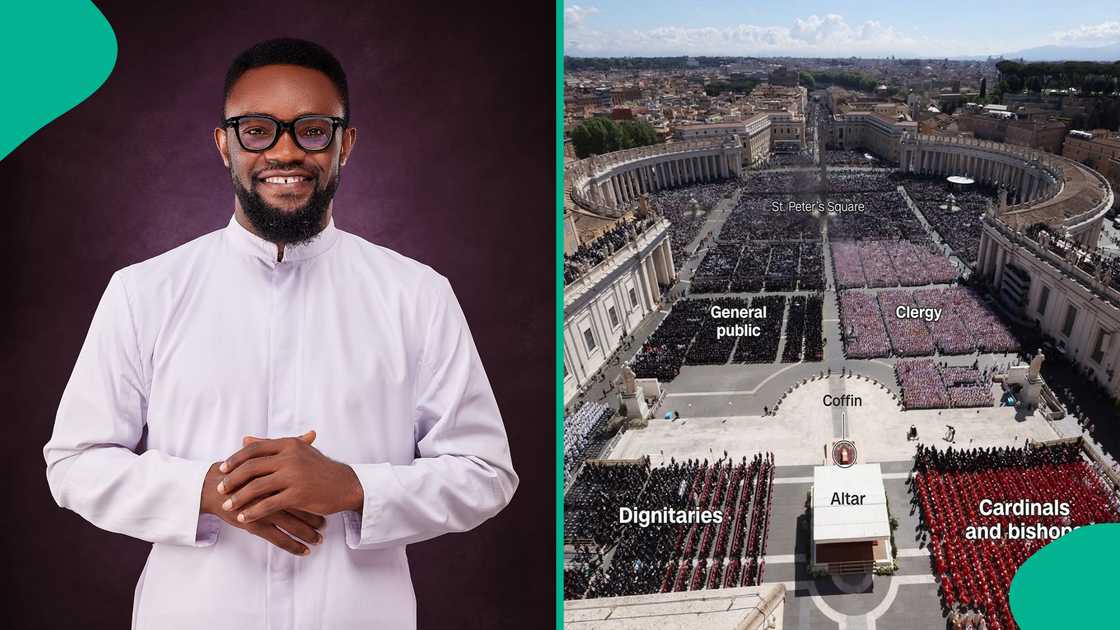 Priest praise the organisation of Pope Francis' burial. Priest praise the organisation of Pope Francis' burial.