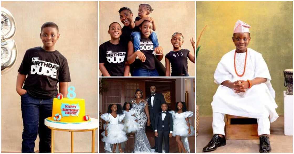 Mercy Johnson, Henry 8th birthday, Prince Okojie