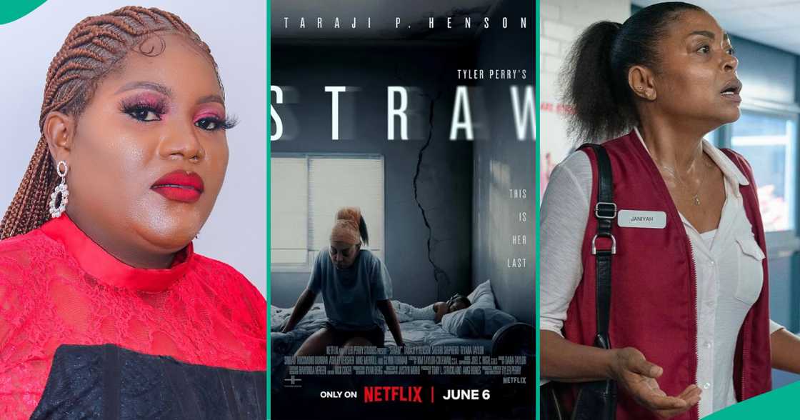 A woman shares an annoying part she watched in the Straw movie on Netflix. A woman shares an annoying part she watched in the Straw movie on Netflix.