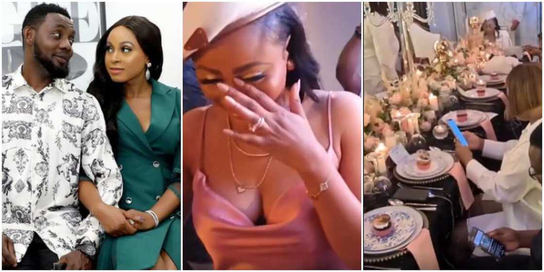 Comedian AY's wife, Mabel in Happy Tears as He Organises Fancy Surprise Party to Celebrate Her Birthday Comedian AY's wife, Mabel in Happy Tears as He Organises Fancy Surprise Party to Celebrate Her Birthday