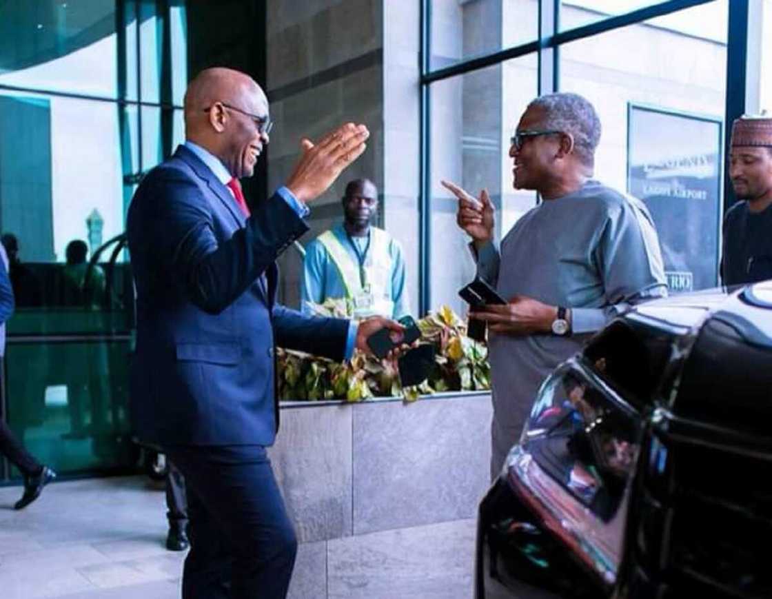 Dangote and Elumelu Dangote and Elumelu