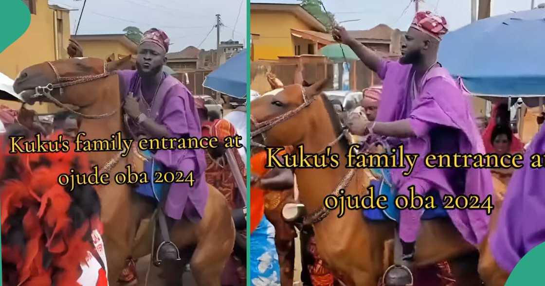 Kuku family entrance into Ojude Oba festival.