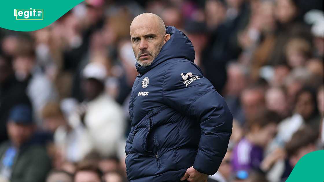 Enzo Maresca, Chelsea, Fulham, Craven Cottage, London, England, Premier League Enzo Maresca, Chelsea, Fulham, Craven Cottage, London, England, Premier League