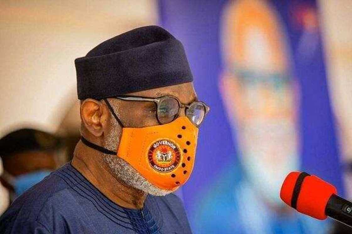 Gwamna Oluwarotimi Akeredolu na jihar Ondo. Gwamna Oluwarotimi Akeredolu na jihar Ondo.