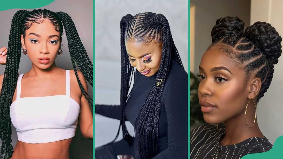 Twin bun cornrows Twin bun cornrows