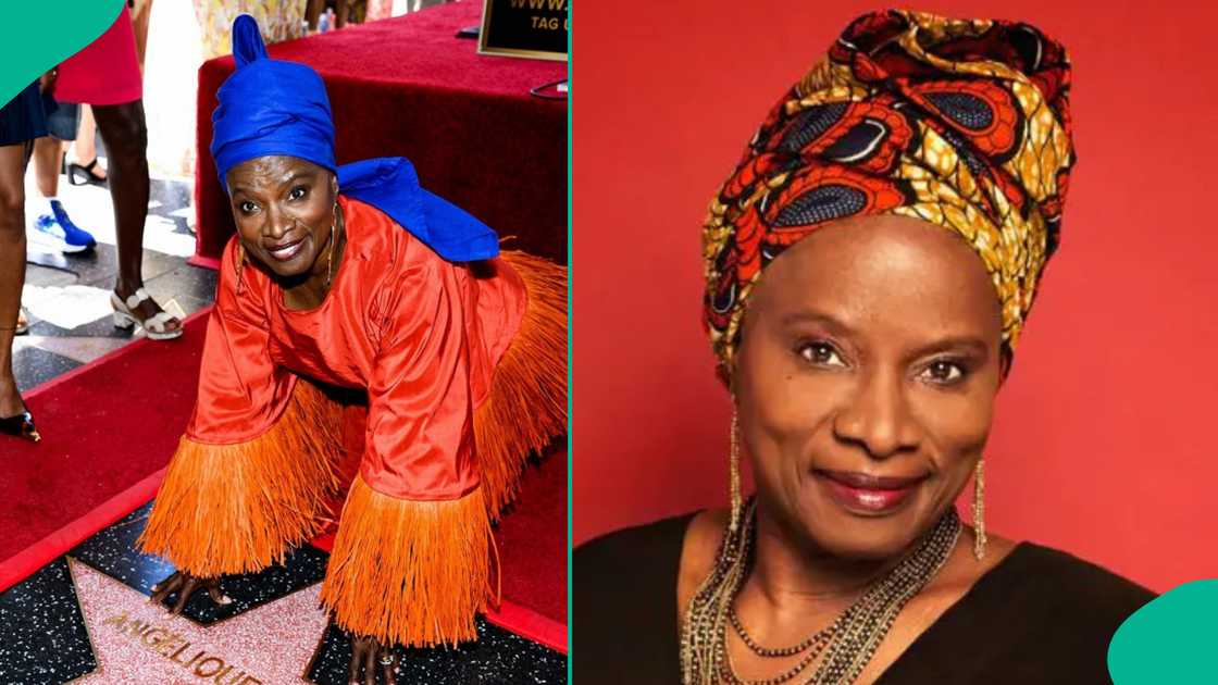 Angelique Kidjo, Grammy award winner, Hollywood Walk of Fame Angelique Kidjo, Grammy award winner, Hollywood Walk of Fame