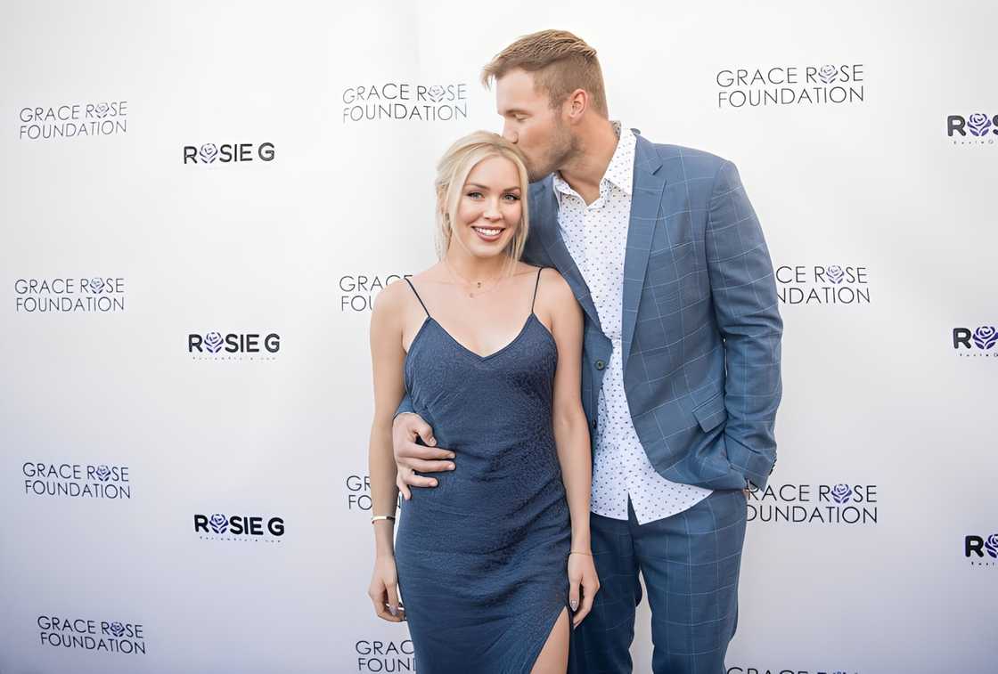 Cassie Randolph and Colton Underwood in Beverly Hills, California.