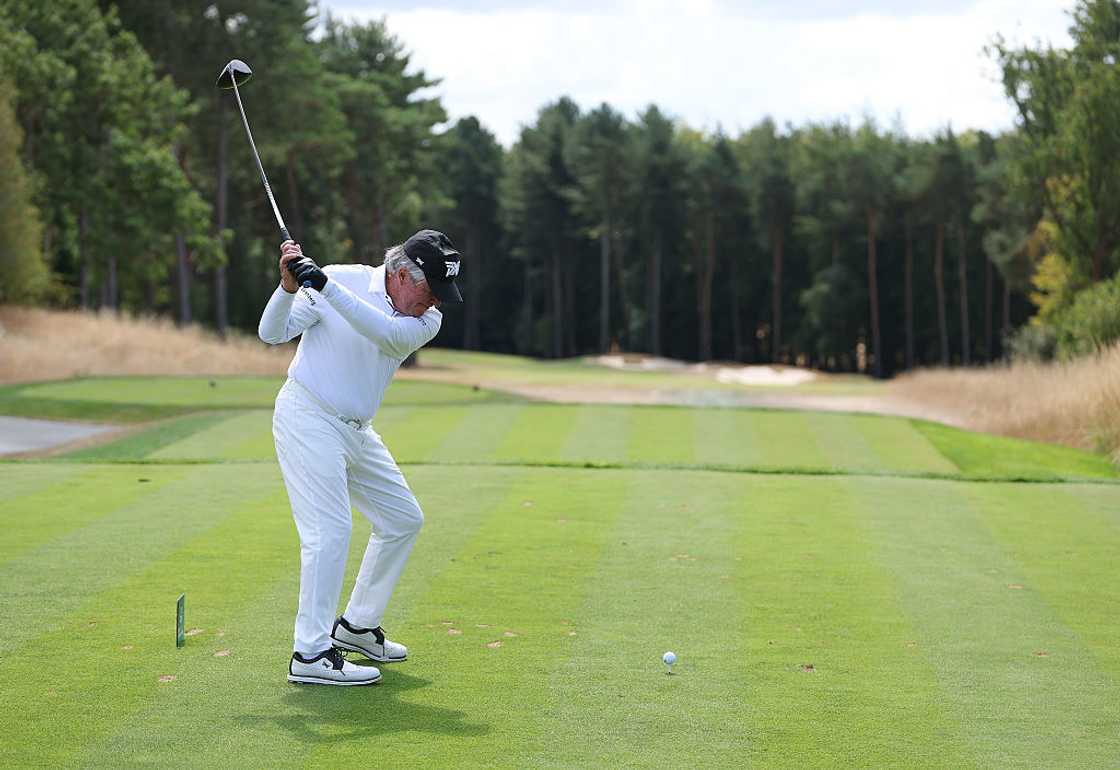 Gary Player in action during the Pro Am event Gary Player in action during the Pro Am event