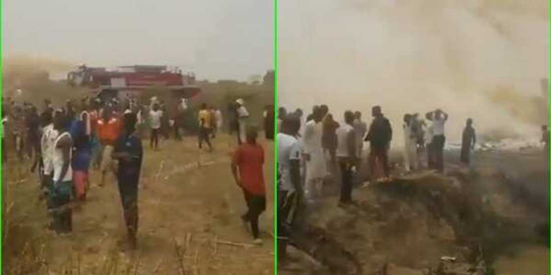 Tears as military plane fatally crashes at Abuja airport, many souls lost Tears as military plane fatally crashes at Abuja airport, many souls lost