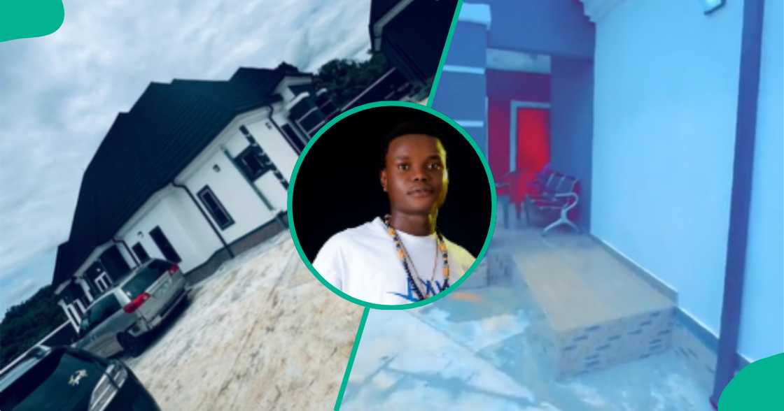 Nigerian man builds beautiful bungalow, flaunts spacious interior Nigerian man builds beautiful bungalow, flaunts spacious interior