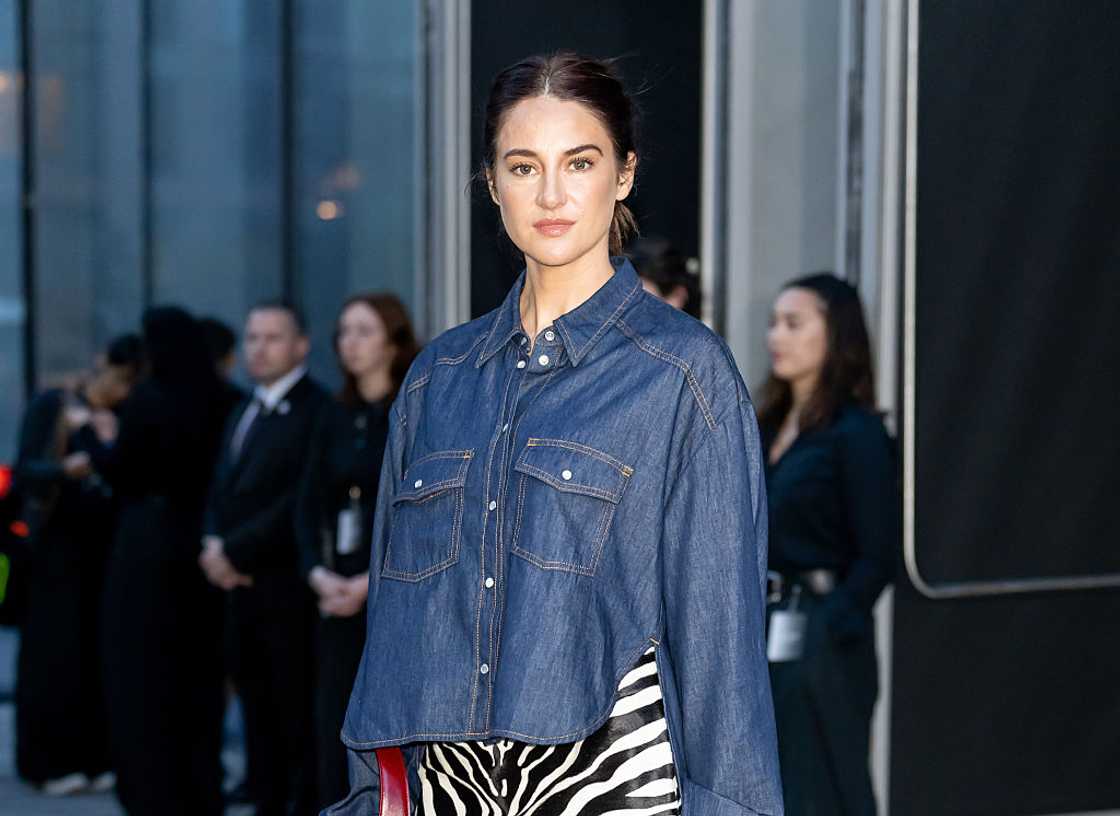 Shailene Woodley at the Khaite fashion show