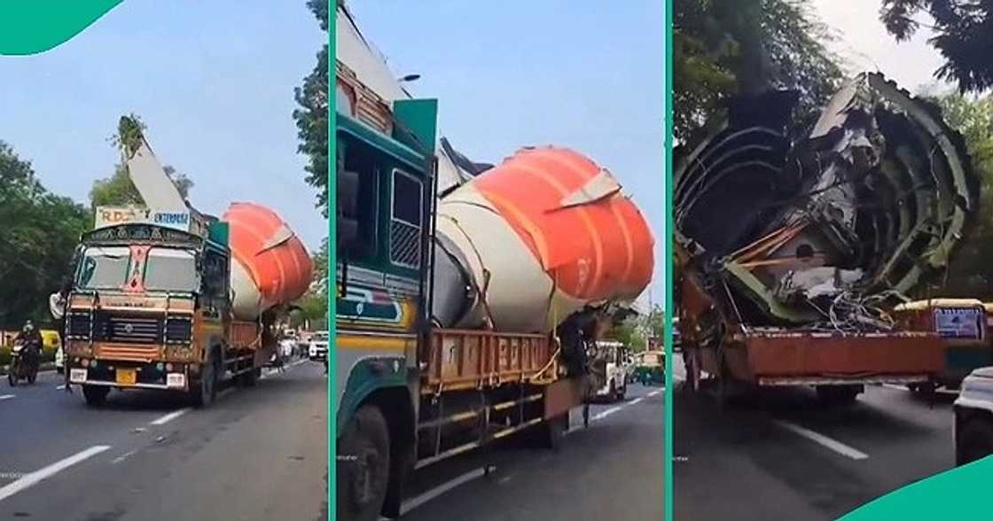 Trending clip captures the moment alleged ill-fated Air India plane was transported after recovery. Trending clip captures the moment alleged ill-fated Air India plane was transported after recovery.