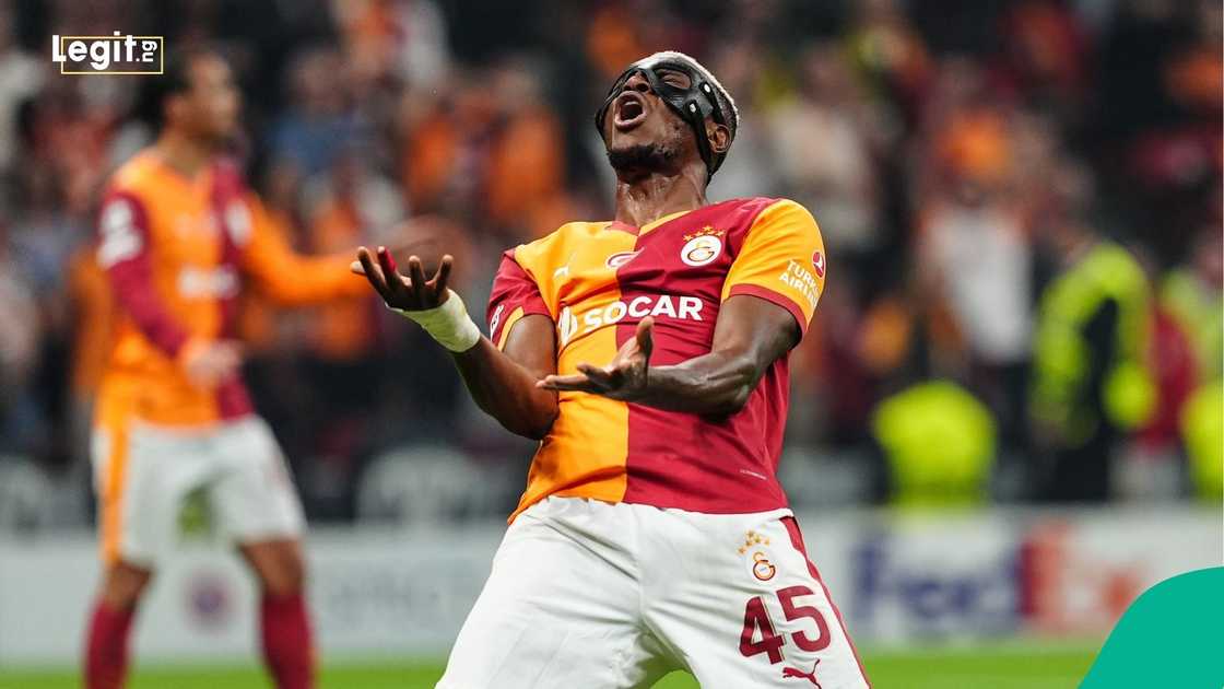 Victor Osimhen, UEFA Champions League, Galatasaray, Nigeria, Bodo/Glimt, RAMS Park, Istanbul. Victor Osimhen, UEFA Champions League, Galatasaray, Nigeria, Bodo/Glimt, RAMS Park, Istanbul.