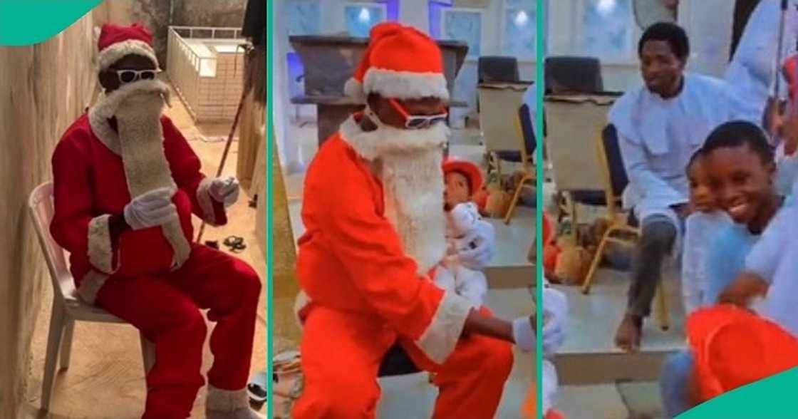 Nigerian man rages as children run from him Nigerian man rages as children run from him