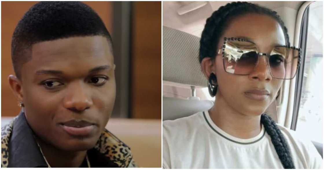Wizkid's crush on Genevieve Wizkid's crush on Genevieve