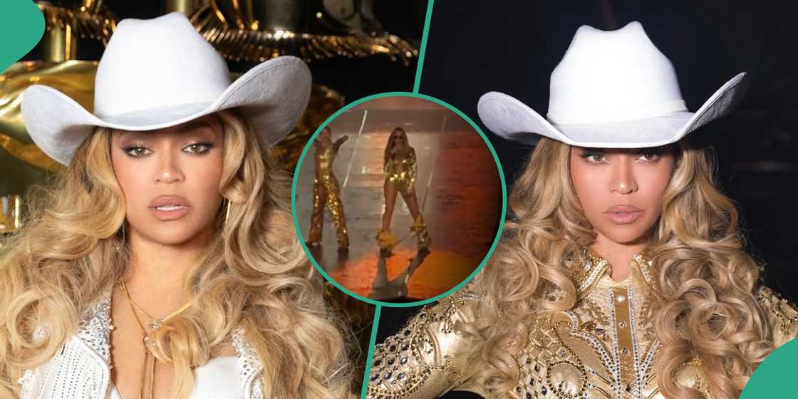 Video of Beyoncé performing trends online Video of Beyoncé performing trends online