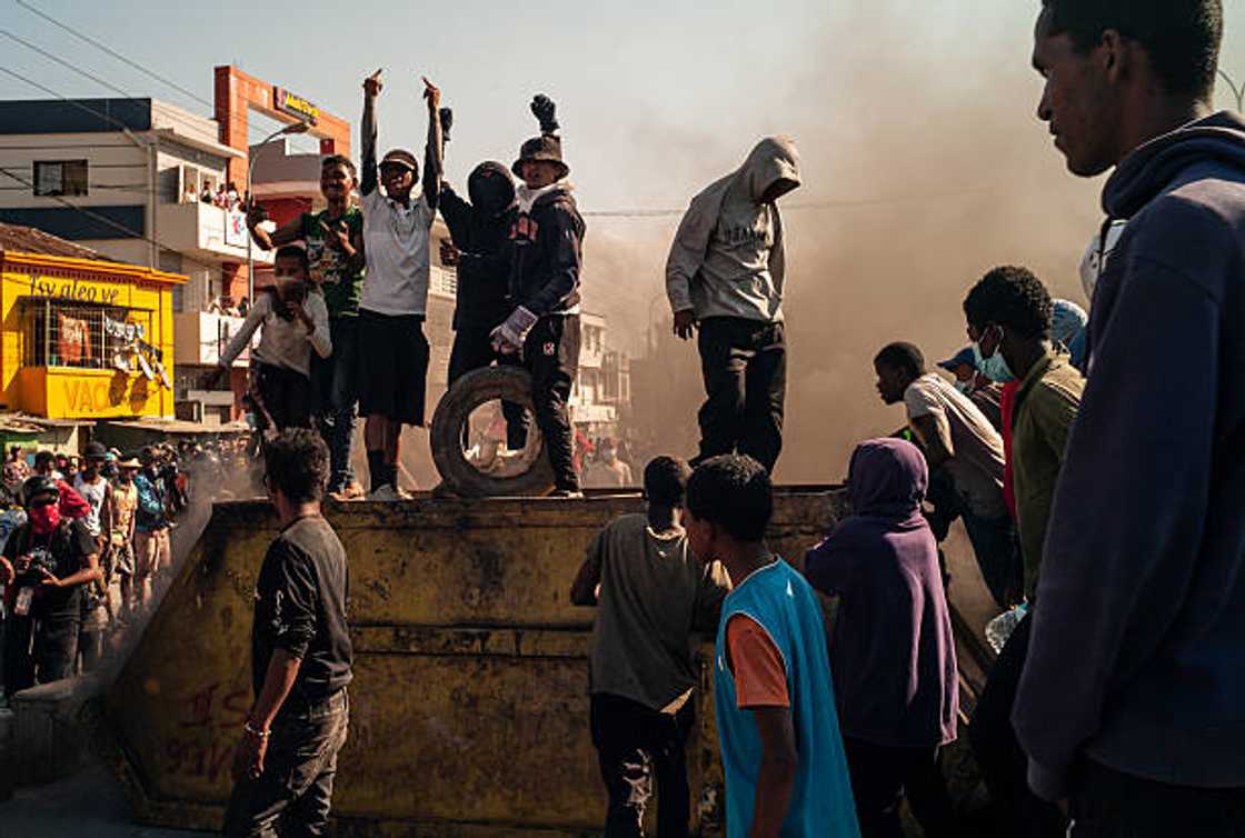 Yadda aka yi zanga zanga a Madagascar Yadda aka yi zanga zanga a Madagascar