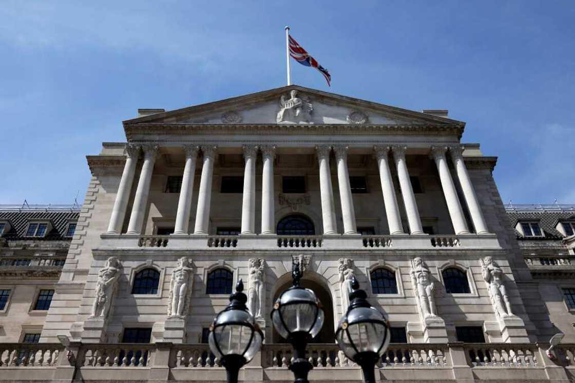 The Bank of England is tipped to lift its main rate by 0.50 percentage points -- the biggest amount in more than a quarter of a century The Bank of England is tipped to lift its main rate by 0.50 percentage points -- the biggest amount in more than a quarter of a century