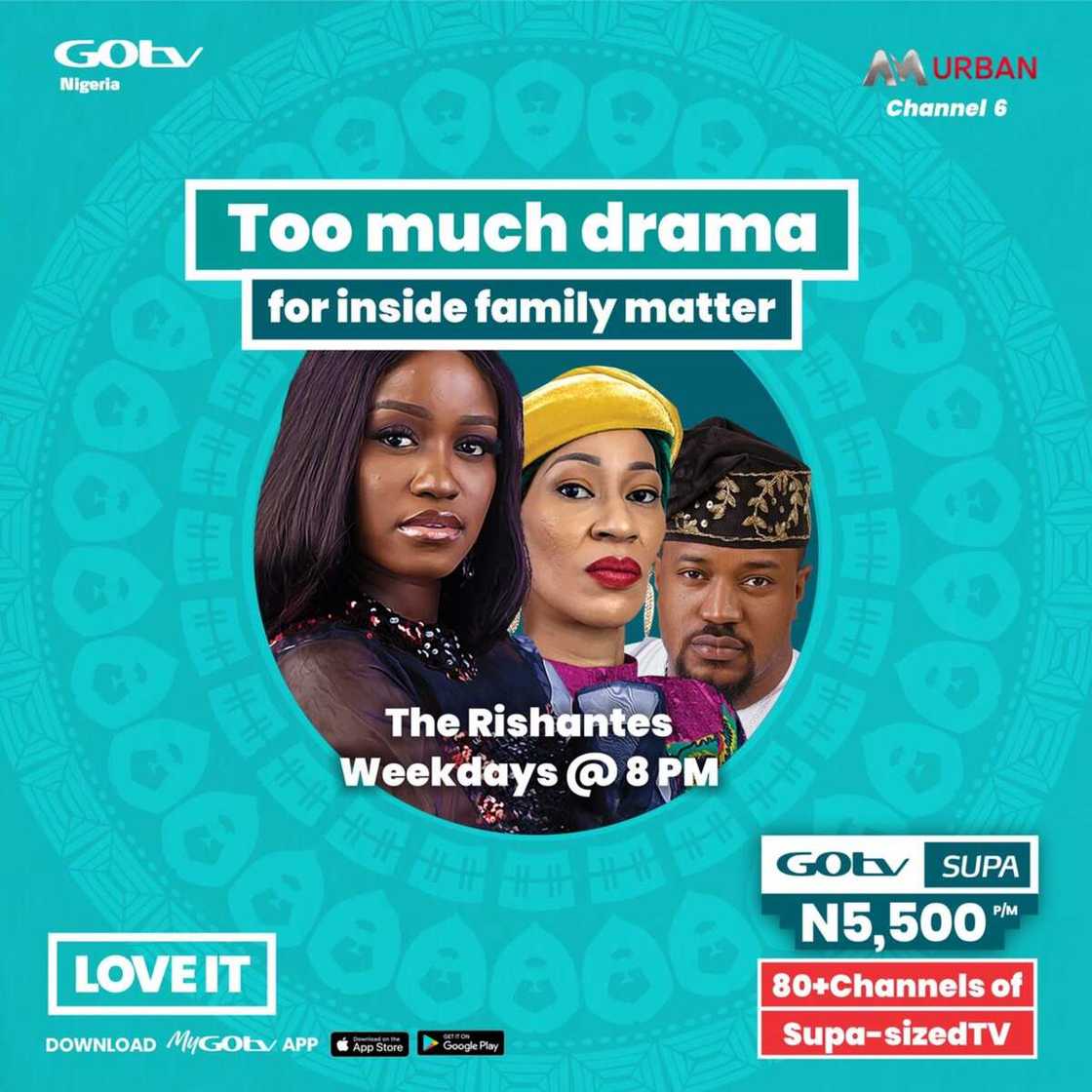 The Rishantes, Talk With Toke Makinwa, Turn Up Friday and More On GOtv Supa The Rishantes, Talk With Toke Makinwa, Turn Up Friday and More On GOtv Supa