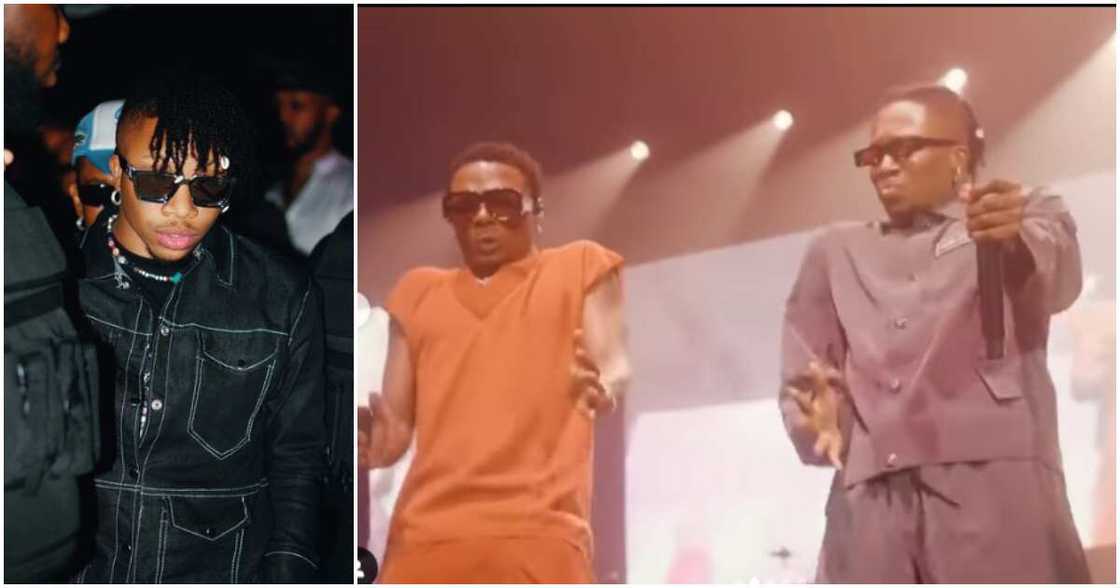 Oxlade thanks Wizkid for showing him true love. Oxlade thanks Wizkid for showing him true love.