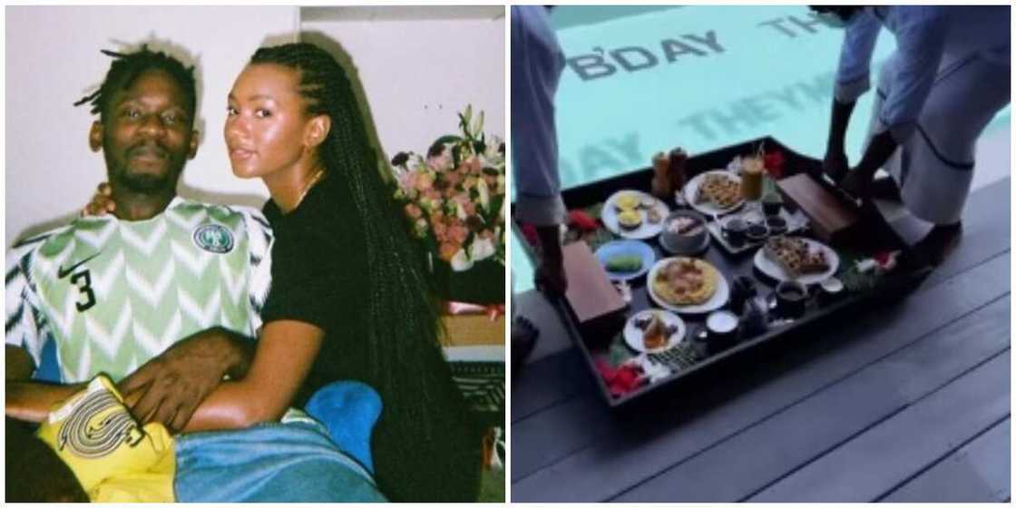 Mr Eazi Treats Temi Otedola to Special Breakfast on Her 25th Birthday, Shares Video Mr Eazi Treats Temi Otedola to Special Breakfast on Her 25th Birthday, Shares Video