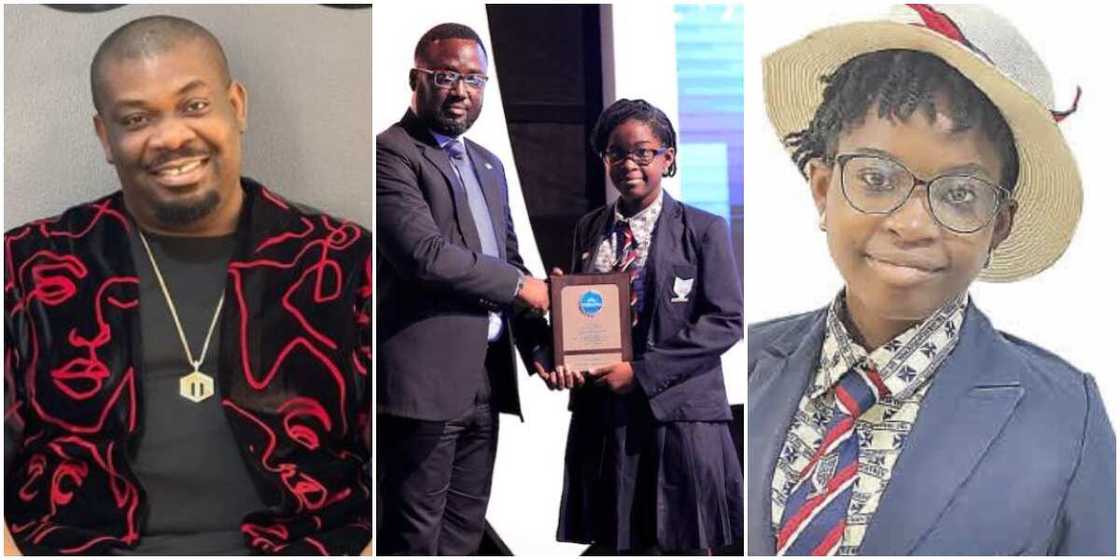 Don Jazzy Celebrates 15-Year-Old Mathematics Champion, Invites Her to Spend a Day with Mavin Crew Don Jazzy Celebrates 15-Year-Old Mathematics Champion, Invites Her to Spend a Day with Mavin Crew