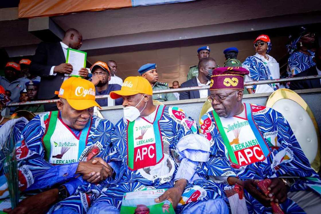 Bola Tinubu wajen kamfe Hoto: @officialasiwajubat Bola Tinubu wajen kamfe Hoto: @officialasiwajubat