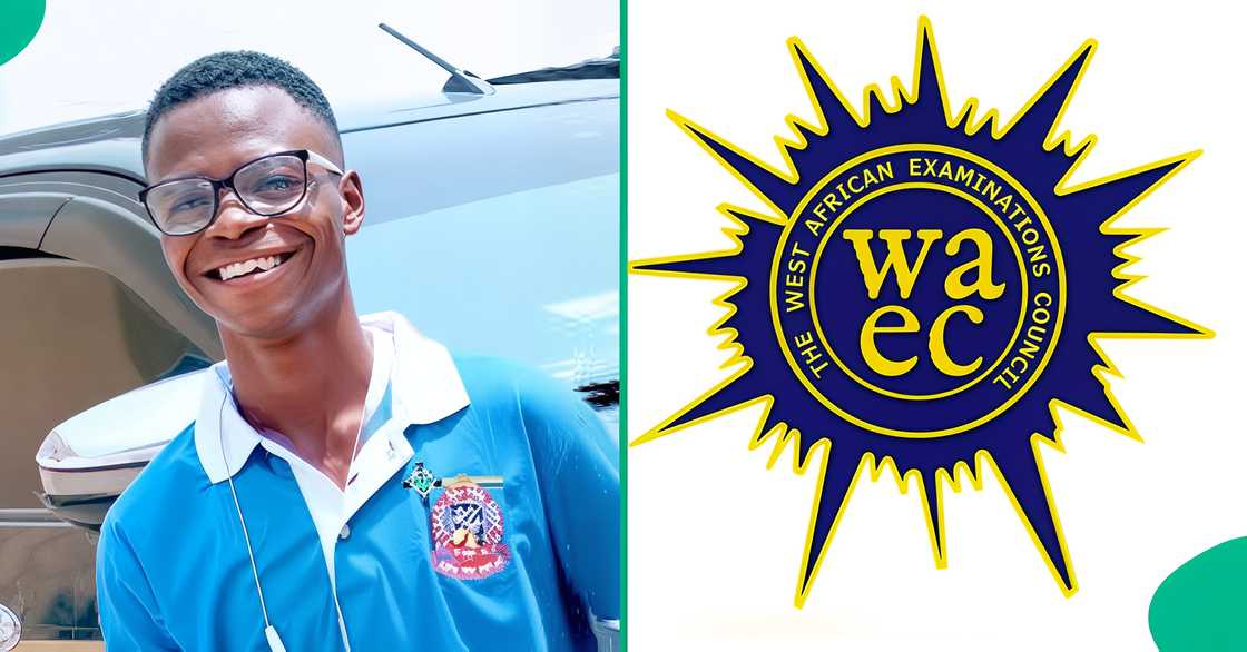 A man shared the WAEC 2025 result of his sister A man shared the WAEC 2025 result of his sister