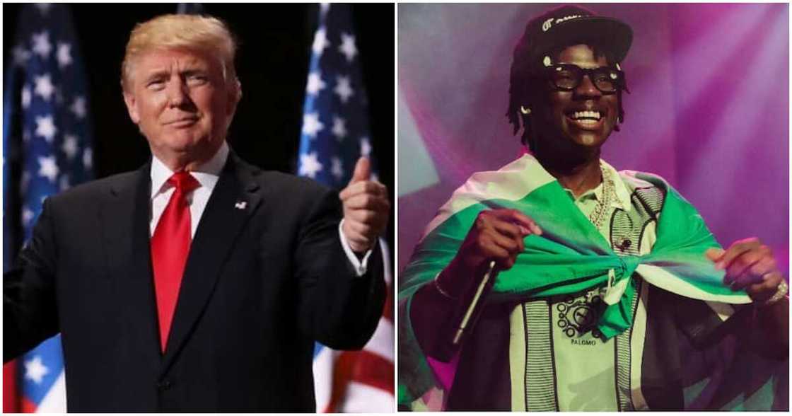 Rema, Donald Trump