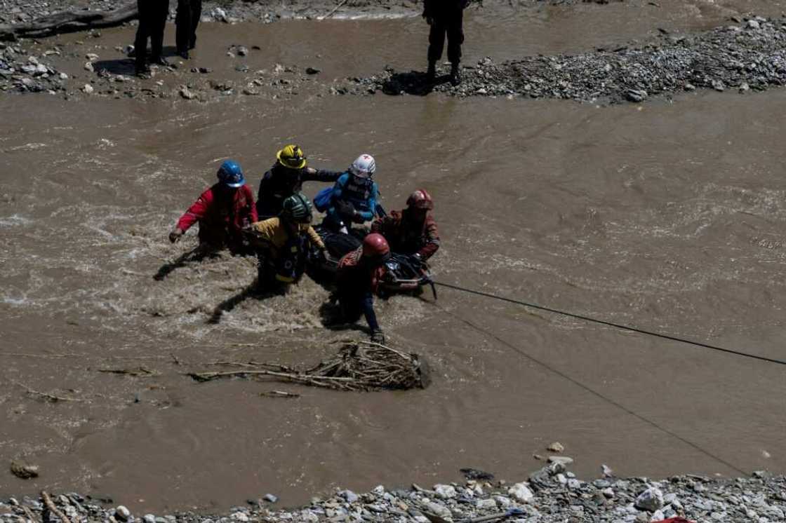 The search continues for 56 missing people in Las Tejerias The search continues for 56 missing people in Las Tejerias