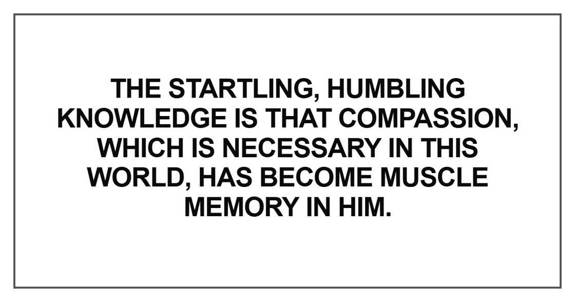 The startling, humbling knowledge
