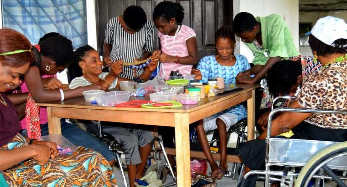 Participants undergoing training. Photo Credit: Enabled to Enable