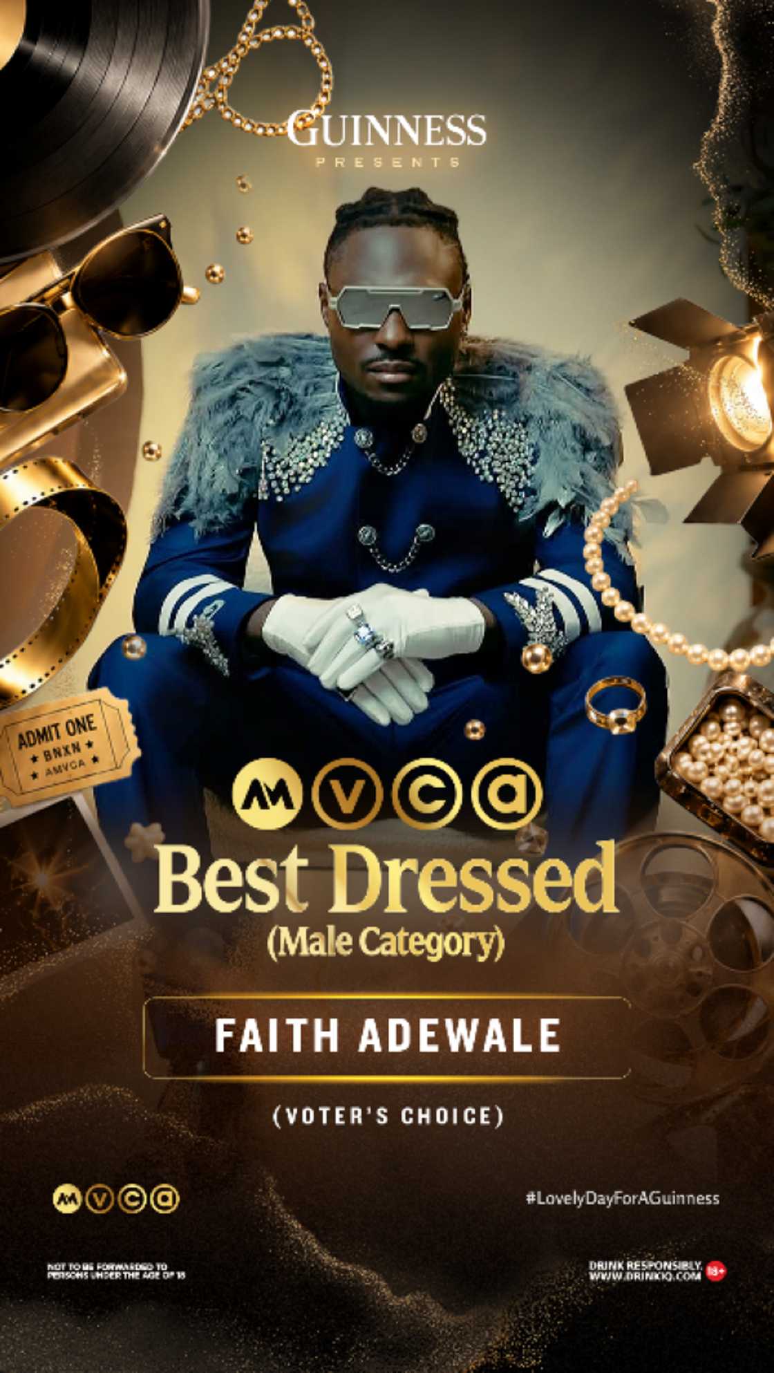 Guinness Blended Fashion, Performance and Cultural Pride into One Defining AMVCA Moment