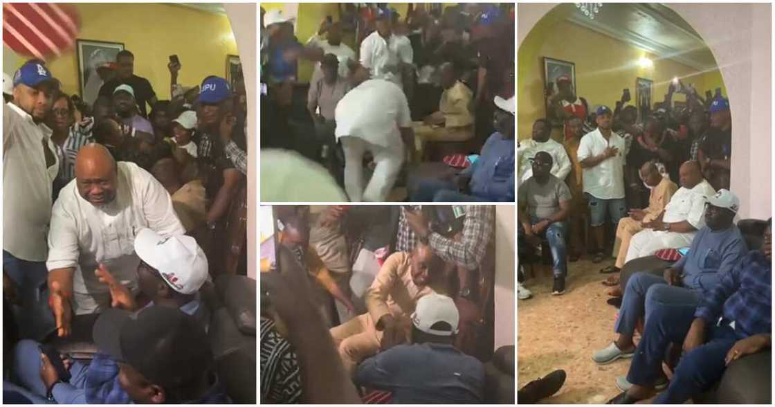 Adeleke in tears after Osun winning election Adeleke in tears after Osun winning election