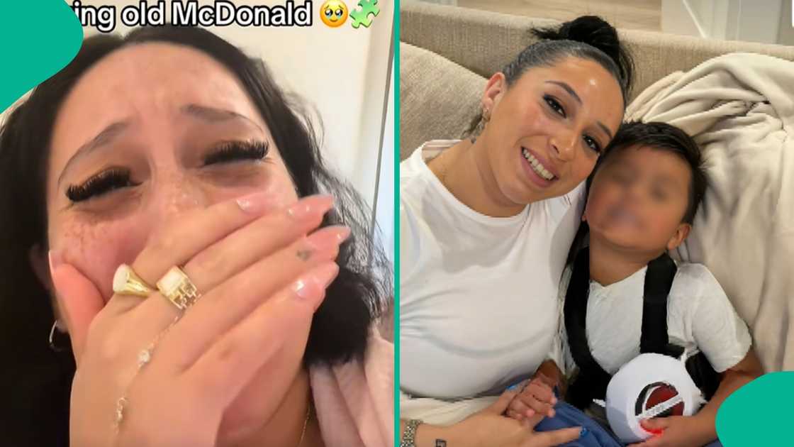 3-year-old child with autism speaks, mother sheds tears 3-year-old child with autism speaks, mother sheds tears