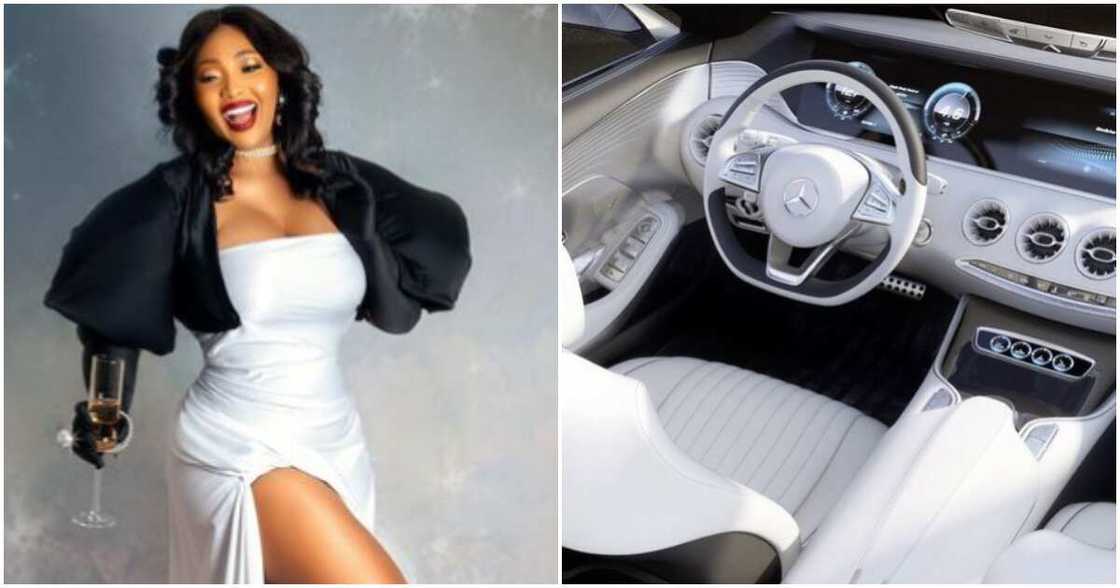 Actress Lilian Esoro's 40th birthday, Benz