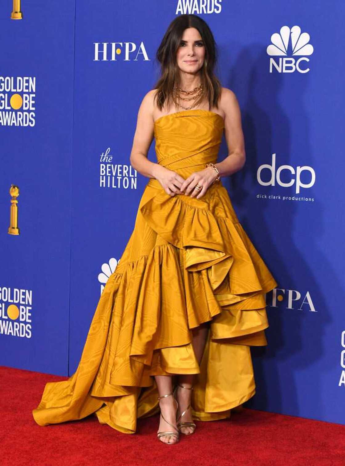 Sandra Bullock pose dans la salle de presse lors de la 77e cérémonie annuelle des Golden Globe Awards à l'hôtel Beverly Hilton le 05 janvier 2020 à Beverly Hills, Californie. (Photo de Steve Granitz/WireImage) Sandra Bullock pose dans la salle de presse lors de la 77e cérémonie annuelle des Golden Globe Awards à l'hôtel Beverly Hilton le 05 janvier 2020 à Beverly Hills, Californie. (Photo de Steve Granitz/WireImage)