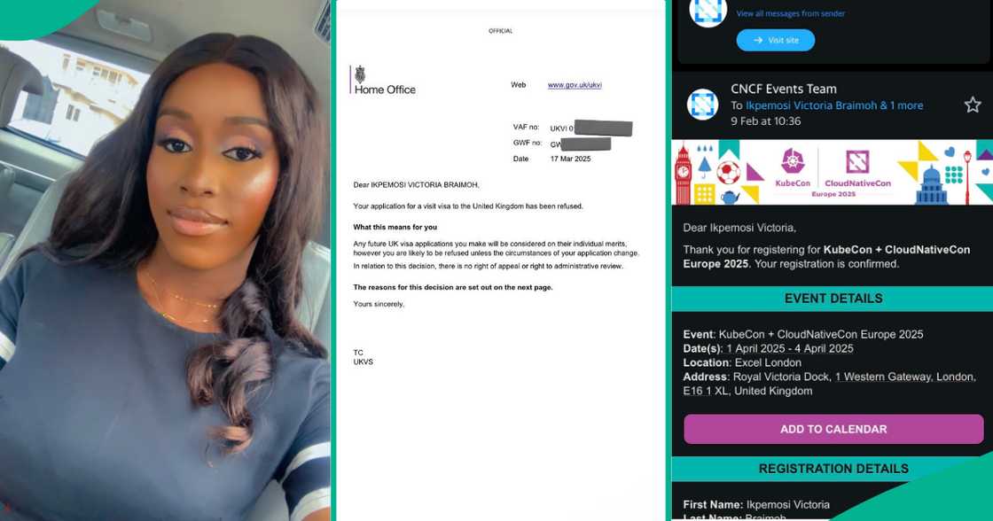 Lady whose visa got denied aft winning assistance shares the reason Lady whose visa got denied aft winning assistance shares the reason