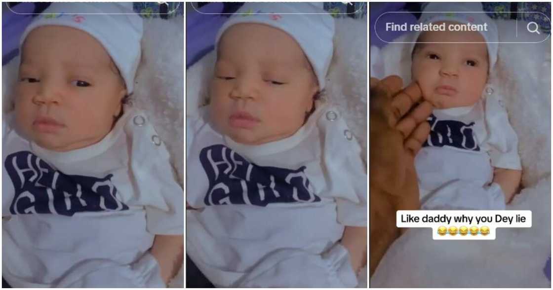 Nigerian man, kid, smile Nigerian man, kid, smile